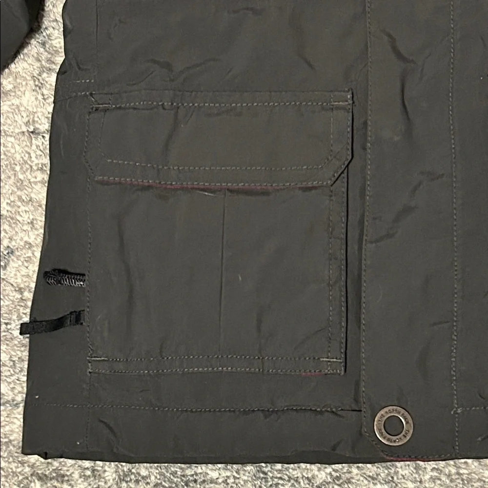 The North Face Charcoal Jacket with Magenta Lining XS 6 ☀️